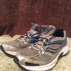 Saucony Men’s Running  Shoe Gray Blue Sz 13